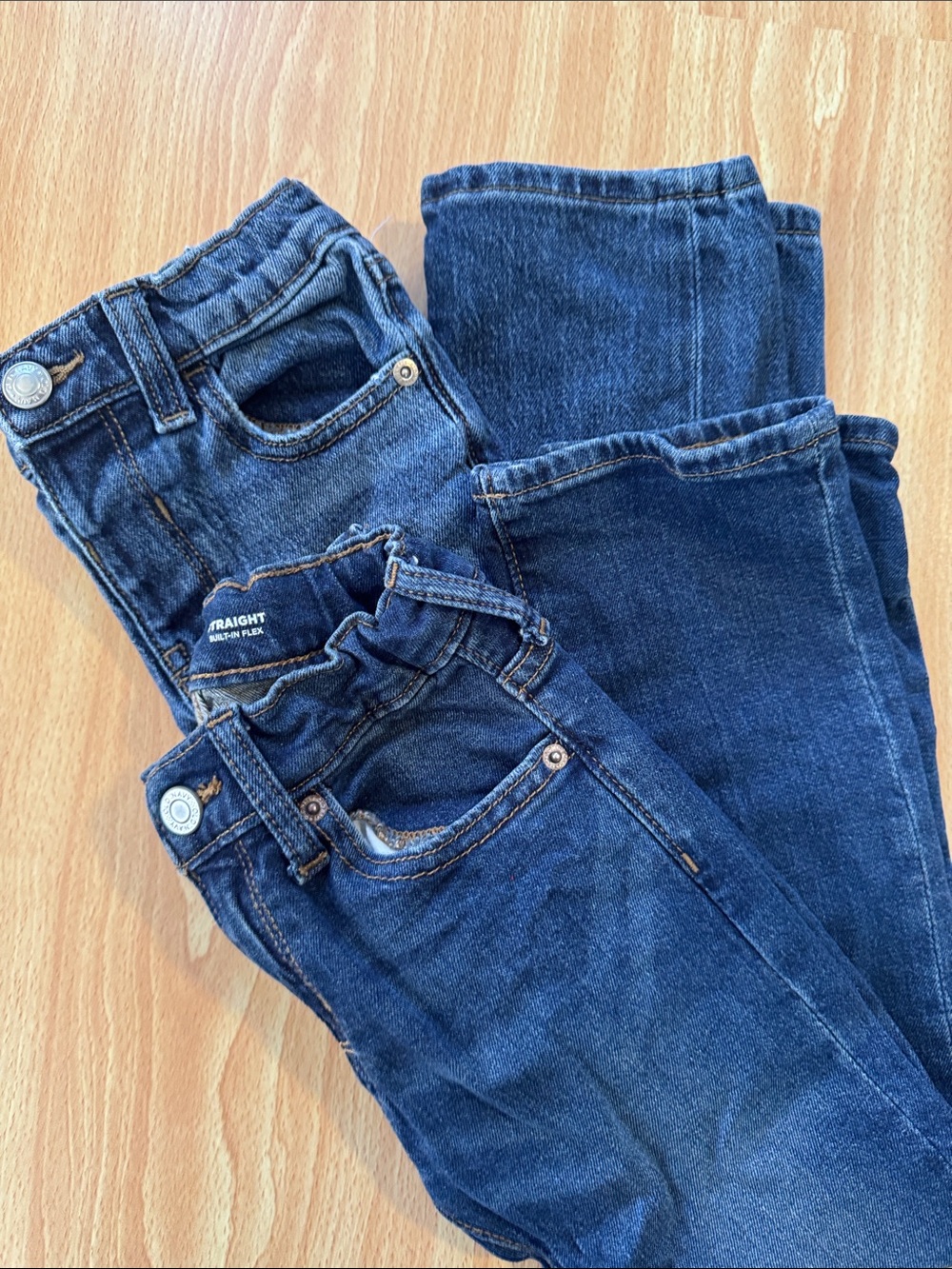 Old Navy Straight Fit Dark Blue Kids Jeans